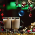 Eggnog de Natal uma bebida clássica para a ceia de natal.